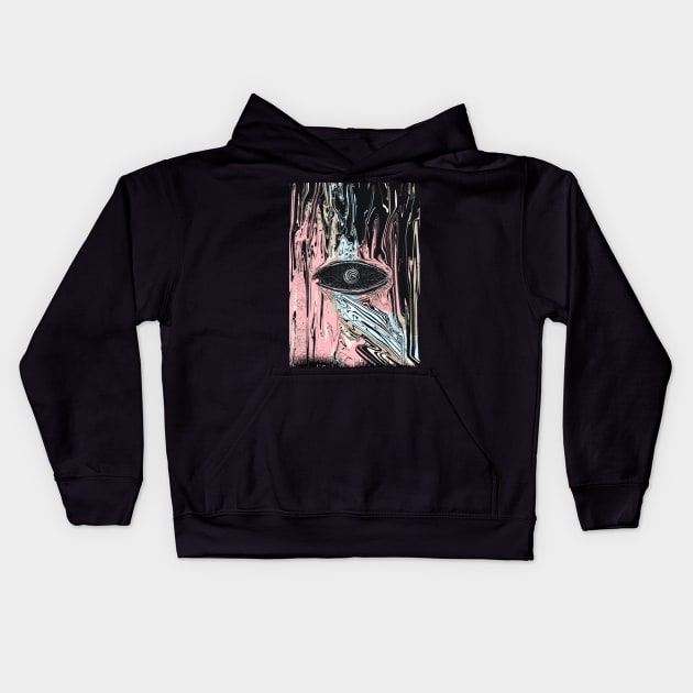 EYE GLITCH Kids Hoodie by Yeroma